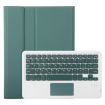 Samsung Galaxy Tab S9 FE A710B-A Dark Green TPU Bluetooth Keyboard Case - 2