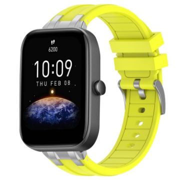 Amazfit Bip3 20mm Silicone Watch Band - Vital Yellow - 1
