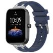 Amazfit Bip3 Pro 20mm Navy Blue Silicone Watch Band - 1