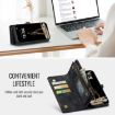 iPhone 16 Pro CaseMe 008 Detachable Leather Phone Case - Black - 6