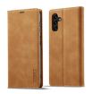 Samsung Galaxy S24 FE 5G LC.IMEEKE Brown Leather Phone Case - 2