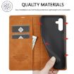 Samsung Galaxy S24 FE 5G LC.IMEEKE Brown Leather Phone Case - 3