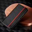 Samsung Galaxy S24 FE 5G LC.IMEEKE Carbon Fiber Leather Phone Case - 2