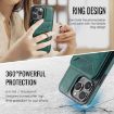 iPhone 14 DG.MING K1 MagSafe Detachable Wallet RFID Back Cover Case - 7