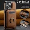 iPhone 13 Pro DG.MING K1 MagSafe Detachable Wallet RFID Back Cover Phone Case - 2