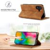 LC.IMEEKE iPhone 16 Plus Brown Leather Phone Case - 5