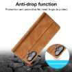LC.IMEEKE iPhone 16 Plus Brown Leather Phone Case - 6