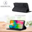 LC.IMEEKE iPhone 16 Plus Black Leather Phone Case - 5