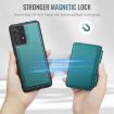 Samsung Galaxy A53 5G Leather Phone Case - Blue Green - 4