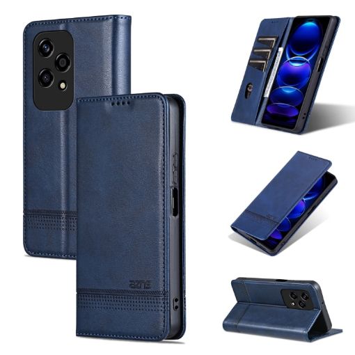 For Honor 200 Lite Global AZNS Magnetic Calf Texture Flip Leather Phone Case - 1