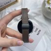 Garmin Venu SQ2 20mm Microfiber Leather Watch Band - Wine Red - 6