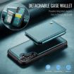 Samsung Galaxy A35 5G JEEHOOD J05 Leather Phone Case (Blue Green) - 7