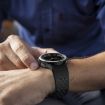 Samsung Gear S2 Classic Silicone Watch Band - Black Sky Blue - 7