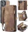 iPhone 16 Plus CaseMe 008 Brown Leather Phone Case - 1