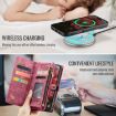 iPhone 16 Plus CaseMe 008 Red Leather Phone Case - 5