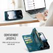 iPhone 16 CaseMe 008 Blue Leather Phone Case - 6