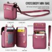 Motorola Razr Series Me50 Mini Lanyard Universal Bag - Wine Red - 5