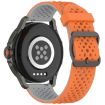Xiaomi Watch S4 Sport Liquid Silicone Watch Band - Orange Gray - 2