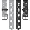 Xiaomi Watch S4 Sport Liquid Silicone Watch Band - Orange Gray - 8