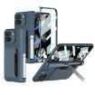 Google Pixel 9 Pro Fold GKK Phone Case with Holder - Navy Blue - 1