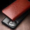 QIALINO Genuine Leather Phone Case for iPhone 16 Pro Max - Brown - 6