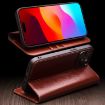 QIALINO Genuine Leather Phone Case for iPhone 16 Pro Max - Brown - 8