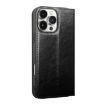 QIALINO Genuine Leather Phone Case for iPhone 16 Pro Max - Black - 3