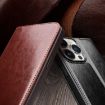 QIALINO Genuine Leather Phone Case for iPhone 16 Pro Max - Black - 9