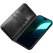 QIALINO Genuine Leather iPhone 16 Case - Black - 4