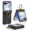 Motorola Razr 50 GKK Flip Case with Ring Holder - Black - 1