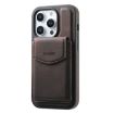 iPhone 14/13 Denior D20 Skin Feel MagSafe Holder Case (Brown) - 4
