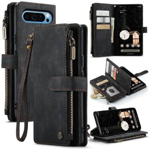Google Pixel 9 Pro XL CaseMe C30 Wallet Leather Phone Case - 1