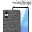 Sony Xperia 10 VI Imak Ruiyi Cloth Texture Phone Case - Dark Grey - 3