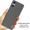Sony Xperia 10 VI Imak Ruiyi Cloth Texture Phone Case - Dark Grey - 4