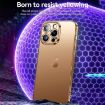 SULADA Natural Color Electroplating TPU Phone Case - Titanium Blue - 3