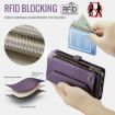 iPhone 16 Plus CaseMe C36 Wallet RFID Leather Phone Case - 6