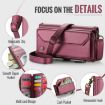 iPhone 16 Plus CaseMe C36 Wallet RFID Leather Phone Case - 4