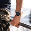 Garmin Fenix 8 MIP 47mm Leather Textured Watch Band - Black - 5