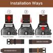 Garmin Fenix 8 MIP 47mm Leather Textured Watch Band - Black - 8