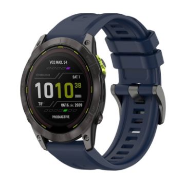 Garmin Enduro 3 Midnight Blue Silicone Watch Band - 26mm - 1