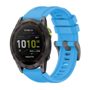 Garmin Enduro 3 Silicone Watch Band - Sky Blue - 1