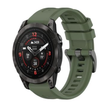 Garmin Epix Pro 51mm Dark Green Silicone Watch Band - 1