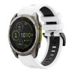 Garmin Fenix 8 MIP 51mm Silicone Watch Band White+Black - 1