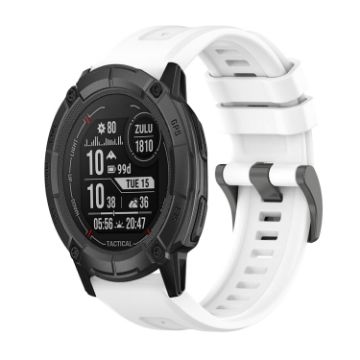 Garmin Instinct 2X Solar White Silicone Watch Band - 1