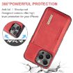 iPhone 16 Pro Max DG.MING M2 Series Wallet Leather Phone Case - 6