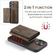 iPhone 16 Pro Max DG.MING M1 Series 3-Fold Multi Card Wallet Leather Phone Case - 6