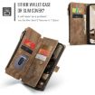 iPhone 16 CaseMe C30 Wallet Leather Phone Case - Brown - 3