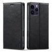 LC.IMEEKE RFID Anti-theft Leather Phone Case for iPhone 16 Pro Max (Black) - 1
