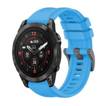 Garmin Epix Pro 42mm Silicone Watch Band - Sky Blue - 1