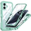 iPhone 16 RedPepper Tempered Glass MagSafe Phone Case - Green - 1